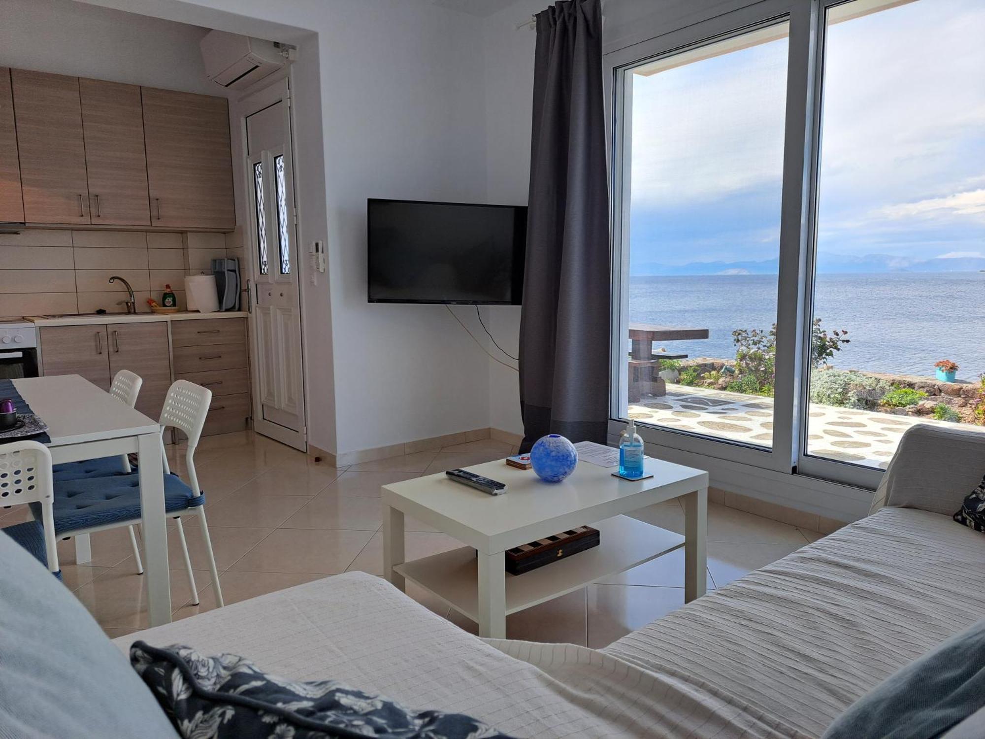 Villa Almyra Seaside à Perdika  Chambre photo